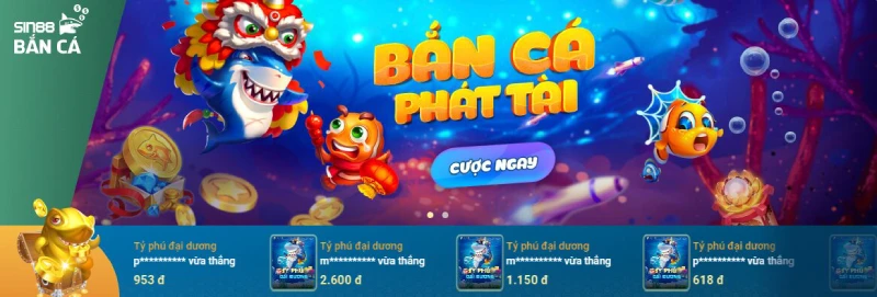 Giới thiệu bắn cá Sin88