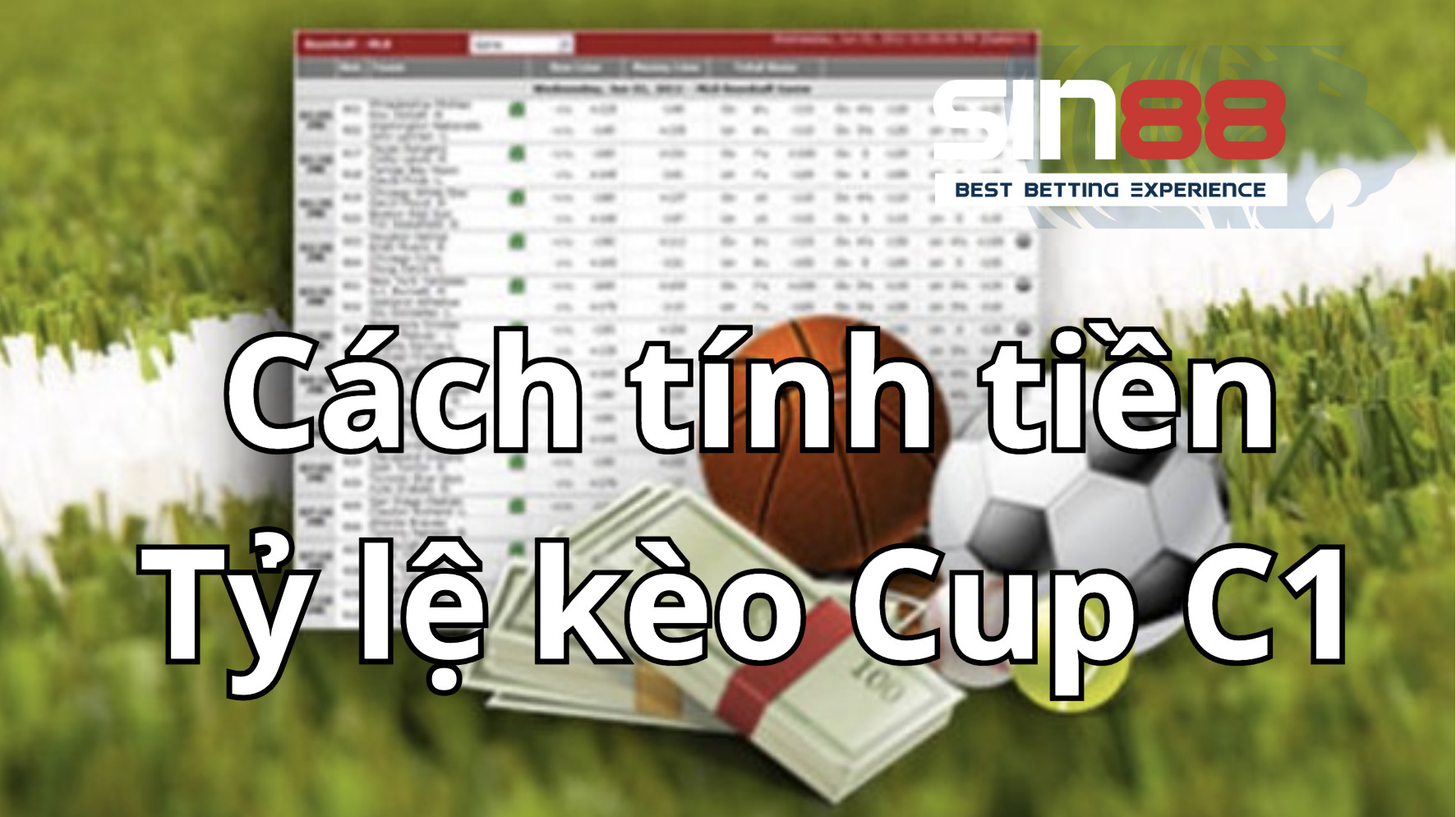 Hướng dẫn cách tính tỷ lệ kèo Cup C1